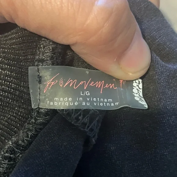 Free people movement  athletic stretch shorts rolled waist grey dip-dye Large - Picture 2 of 8